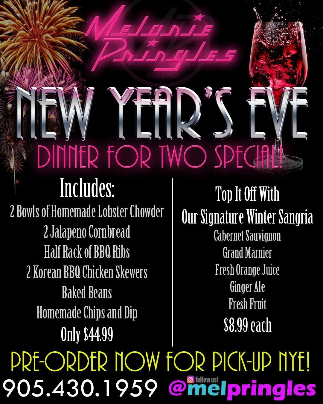 2021 New Year&#039;s Eve in Durham Region - NYE Dinner Takeout, Events &amp; Activities