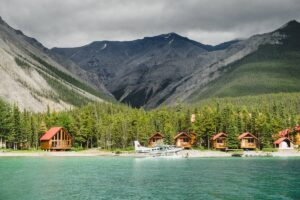 Explore Muncho Lake Provincial Park: Nature Trails, Aqua Waters, and Rugged Mountain Landscapes Along Alaska Highway