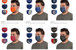 Buy NHL Facemasks in Support of Food Banks Canada: Toronto MapleLeafs to Vancouver Canucks Facemasks Now Available
