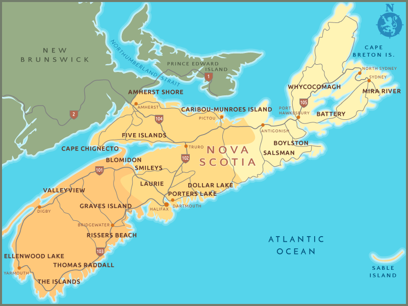 ns tourism map