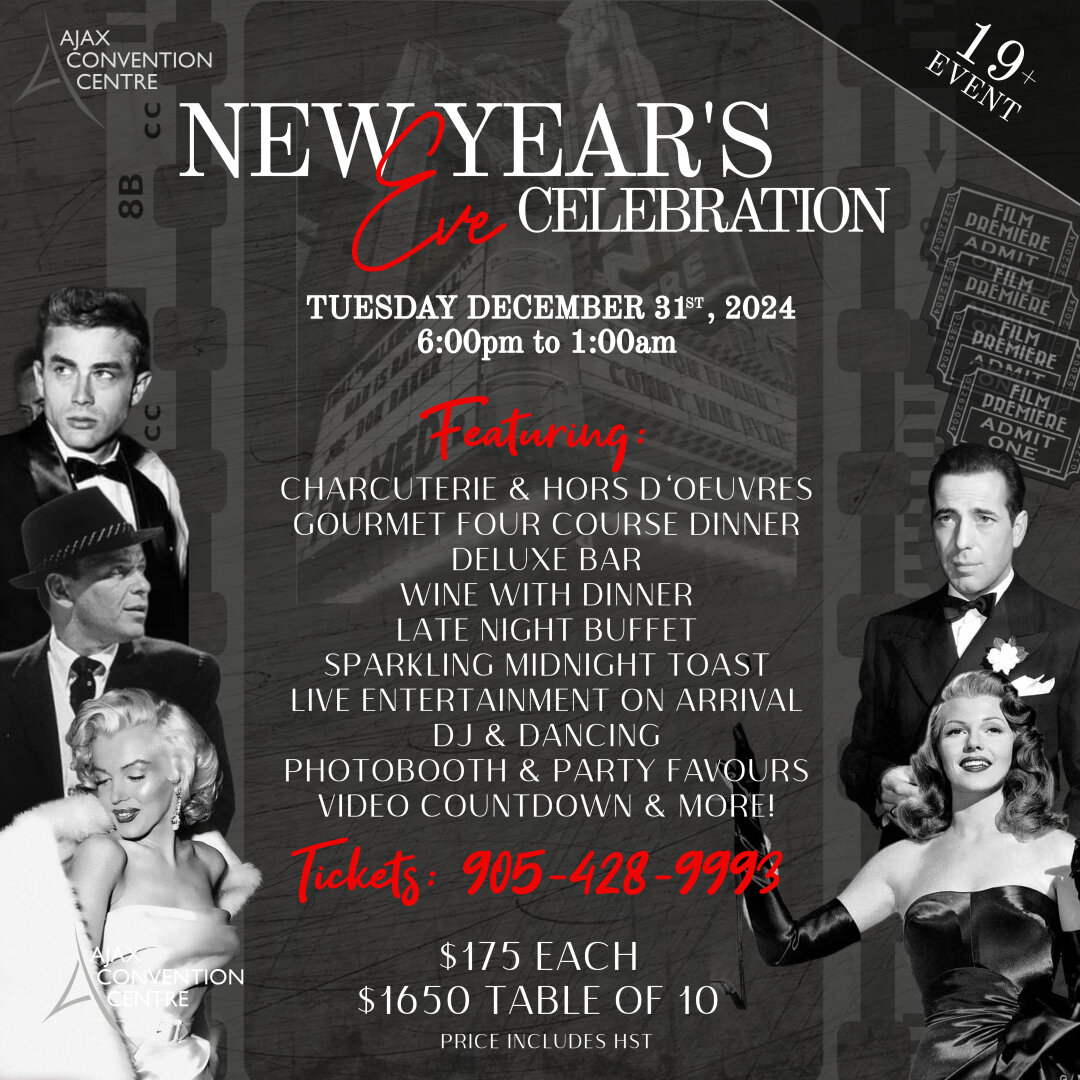 2025 New Year’s Eve in Durham Region – Family Events & Adult Parties