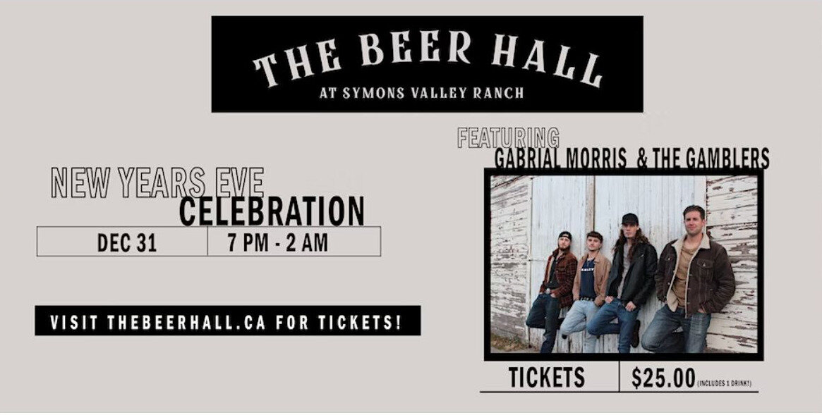 New Years Eve at The Beer Hall The Beer Hall at Symons Valley Ranch