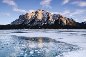Winter Weekend Getaway to Nordegg: Ice Bubble Lake Walks, Frozen Waterfalls & Cozy Stays