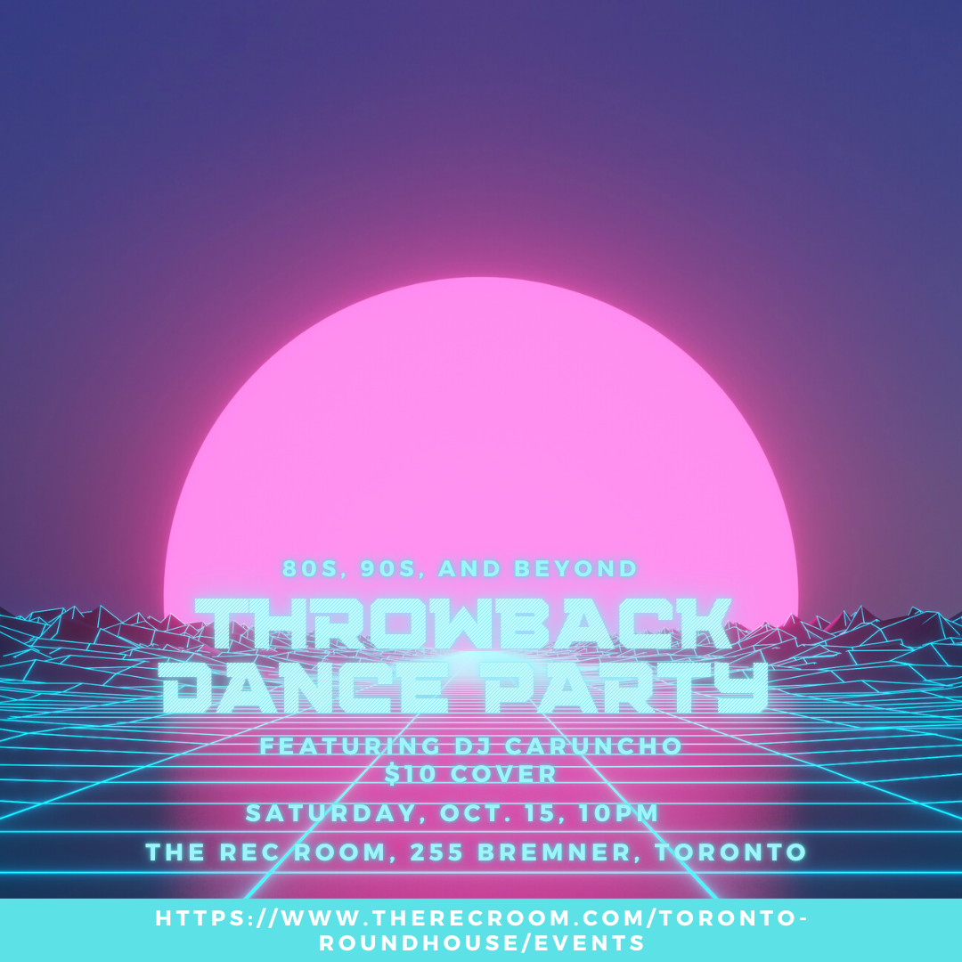 A Throwback Dance Party at the Rec Room 80s, 90s, and beyond!