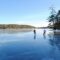 Alberta's Pigeon Lake Has an 8 km Long Picturesque Skateway For Hours of Winter Fun