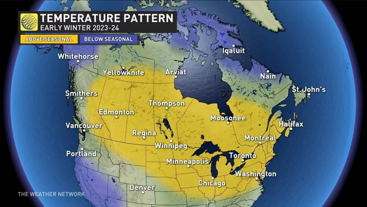 Weather Network Releases 20232024 Winter Season Forecast