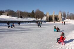 Peterborough's Historic Lift Lock Skating Trail is Open for the Winter Season