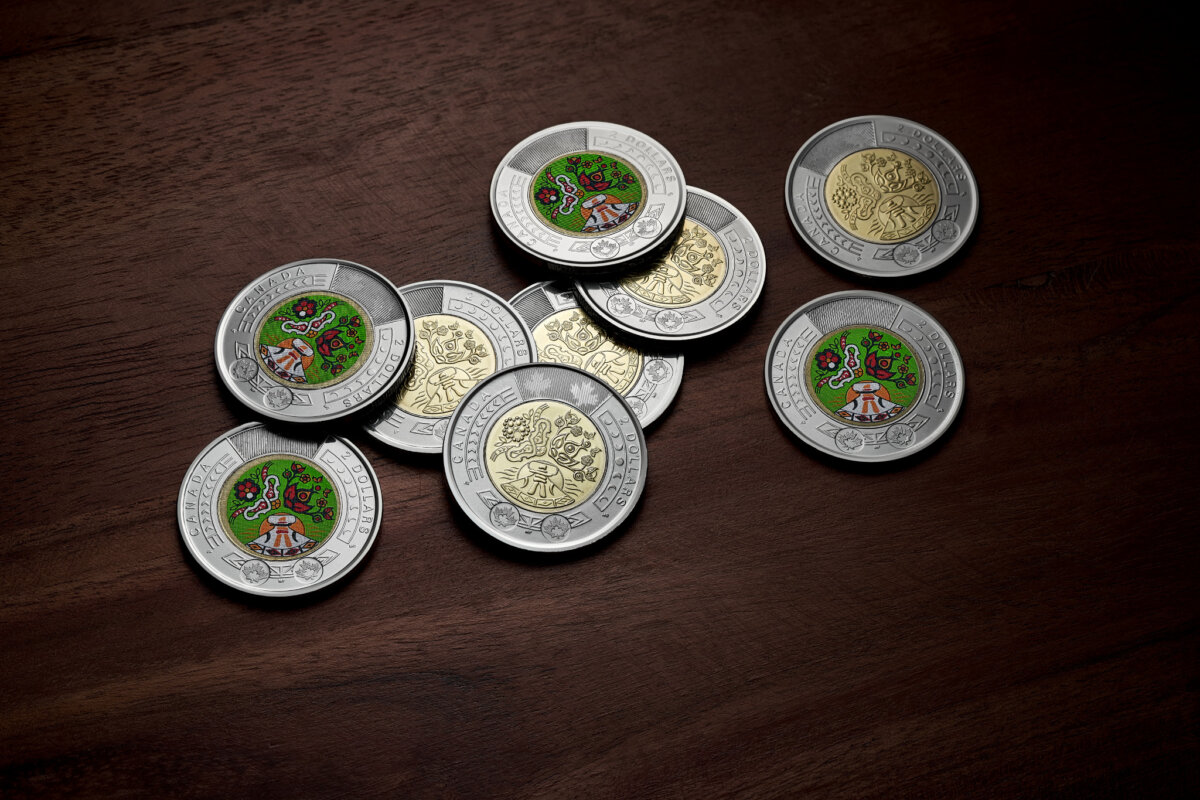 Royal Canadian Mint Issues Colourful Circulation Toonie to National