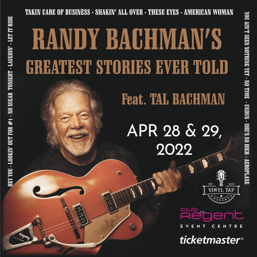 Randy Bachman Tour 2025 Agace Ingeberg