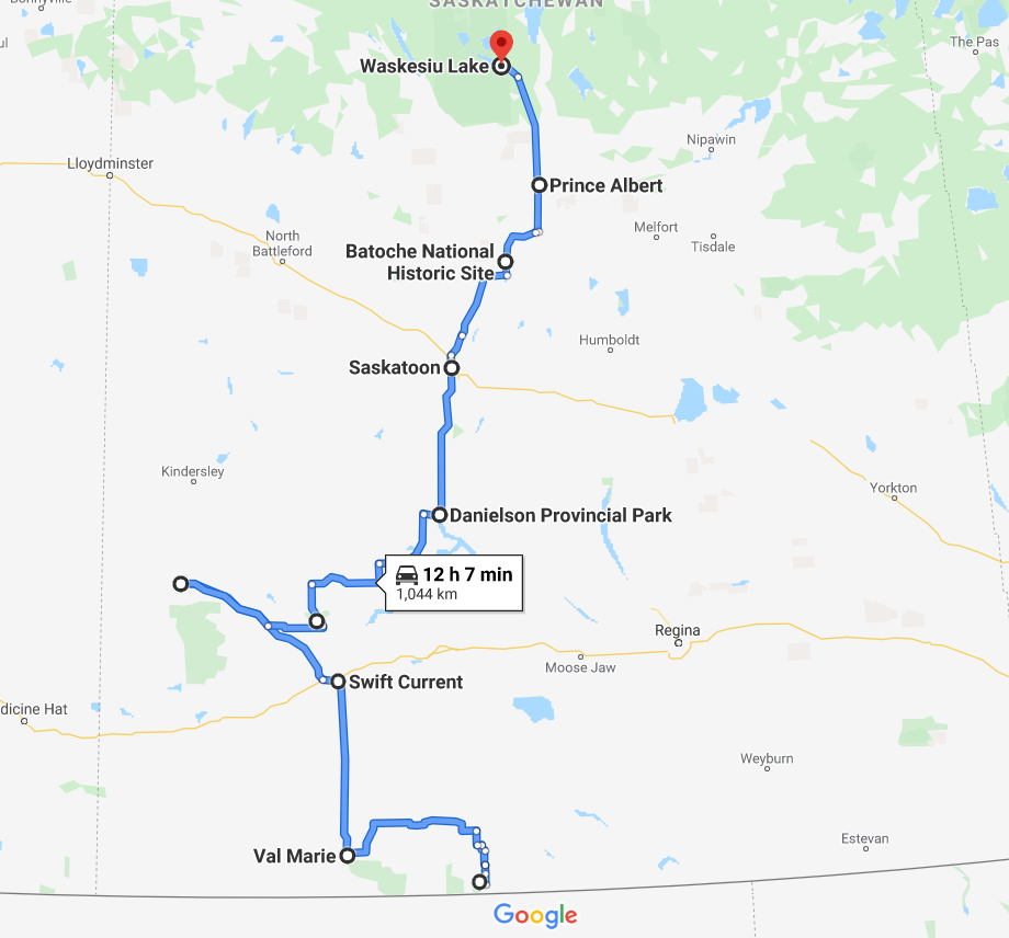 Road Trip Saskatchewan Grasslands National Park to Prince Albert