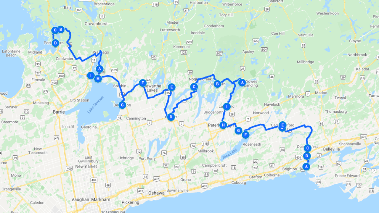 Trent Severn Waterway Map Road Trip: Drive The Trent-Severn Waterway | To Do Canada
