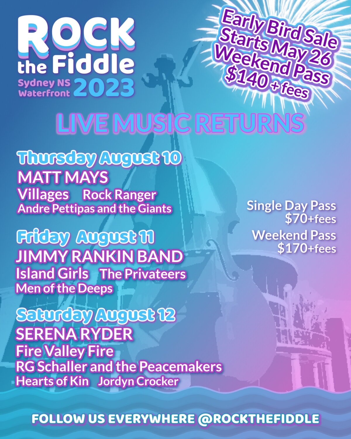 2023 Summer Music Festivals in Nova Scotia