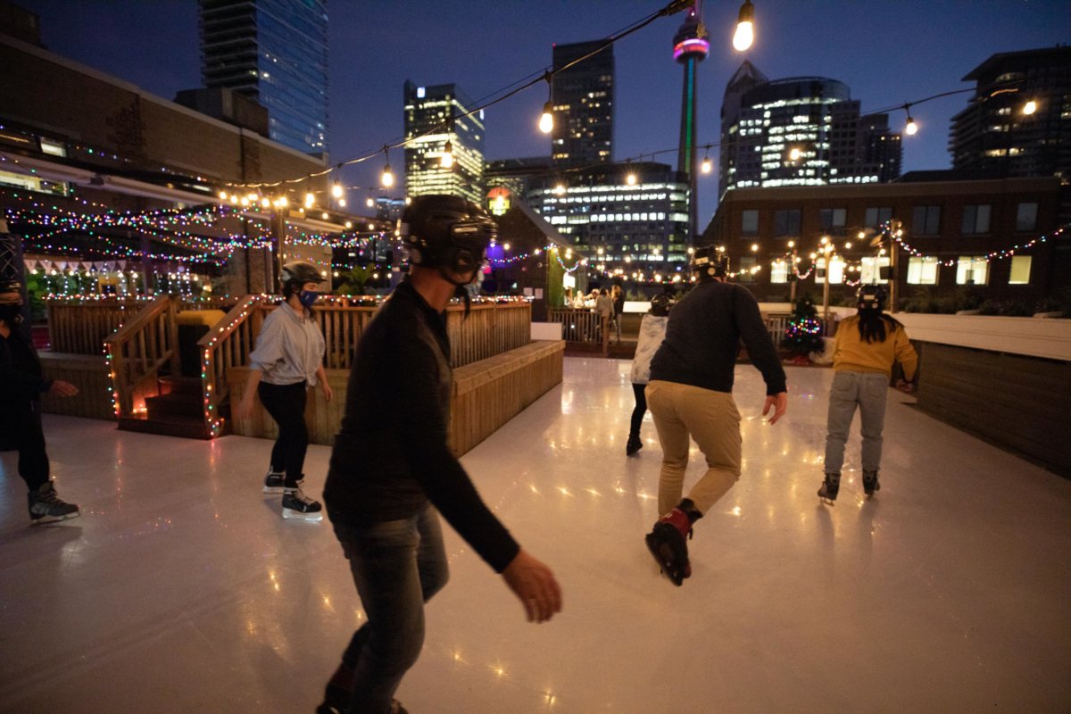 Sky Skate The Porch 250 Adelaide St W Toronto To Do Canada