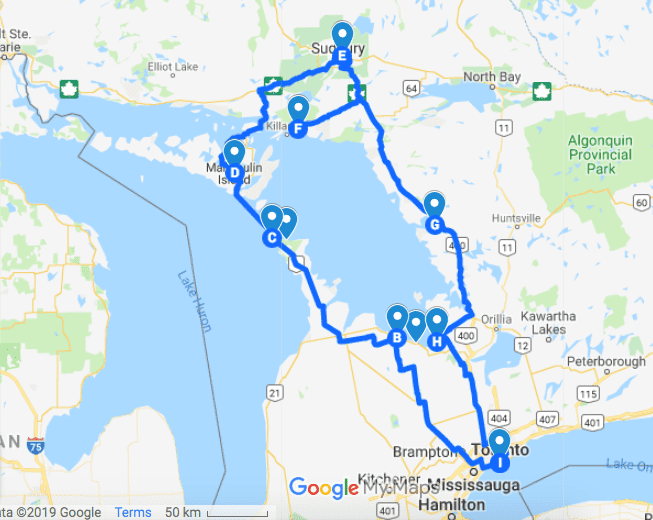 one day road trip from toronto