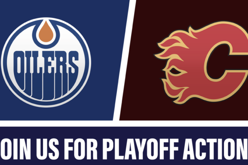 Oilers VS Flames Playoff Game 3 Thirsty Rooster Trail Eatery and Pub
