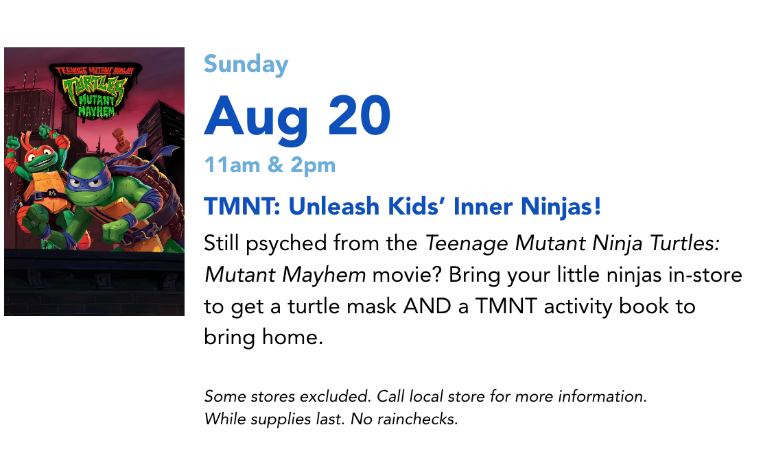 TMNT: Unleash Kids’ Inner Ninjas!