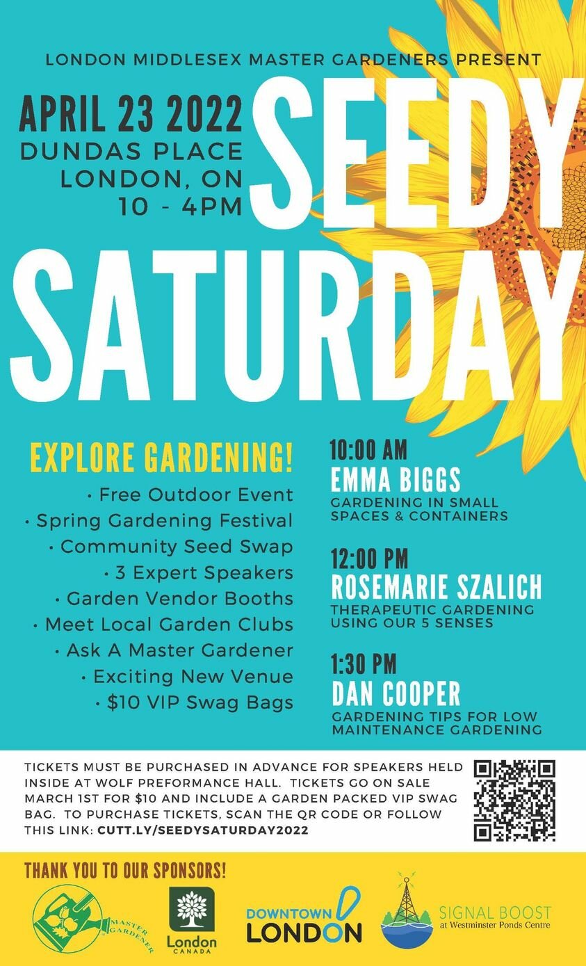 Seedy Saturday Dundas Place, 190 Dundas Street, London To Do Canada