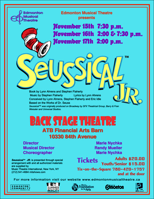 Seussical Jr Atb Financial Arts Barns 10330 84 Avenue