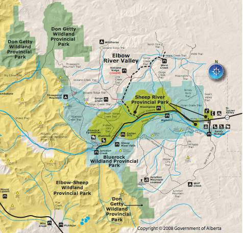 kananaskis Country map Things to Do in Kananaskis Country, Alberta