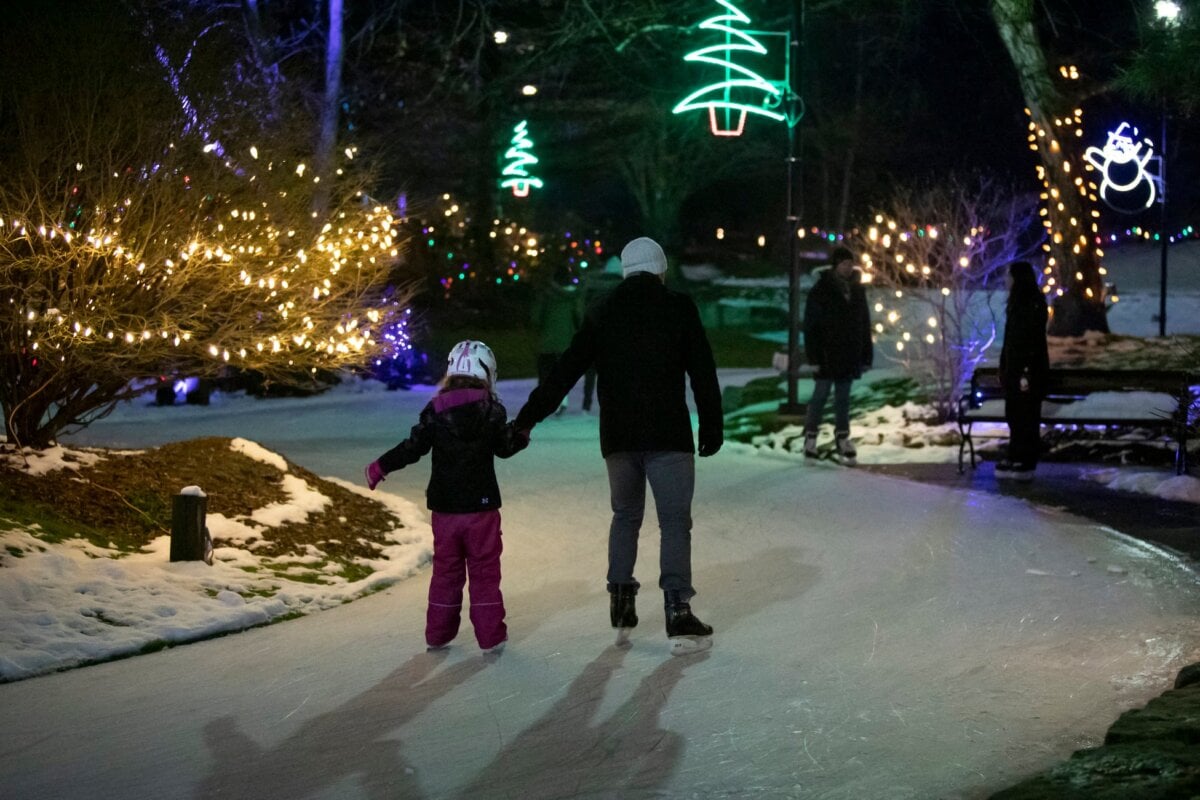 Winter Skate Trail at Storybook Gardens