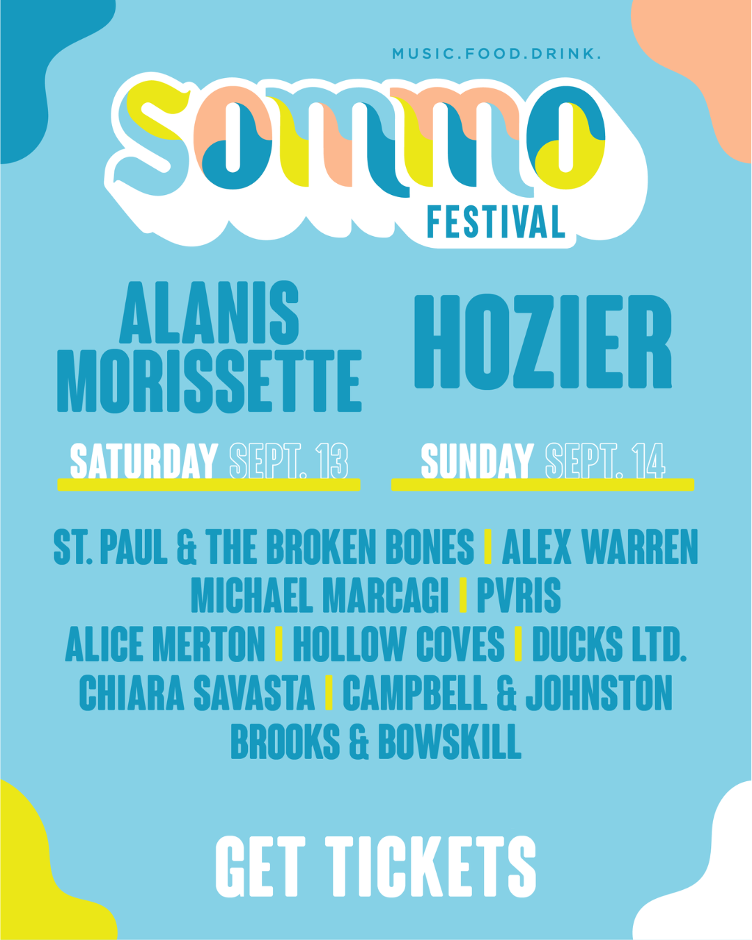 PEI’s Sommo Festival Announces Main Stage Lineup For 2025 Edition