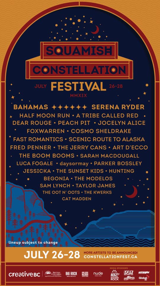 Squamish Constellation Festival announces inaugural festival lineup