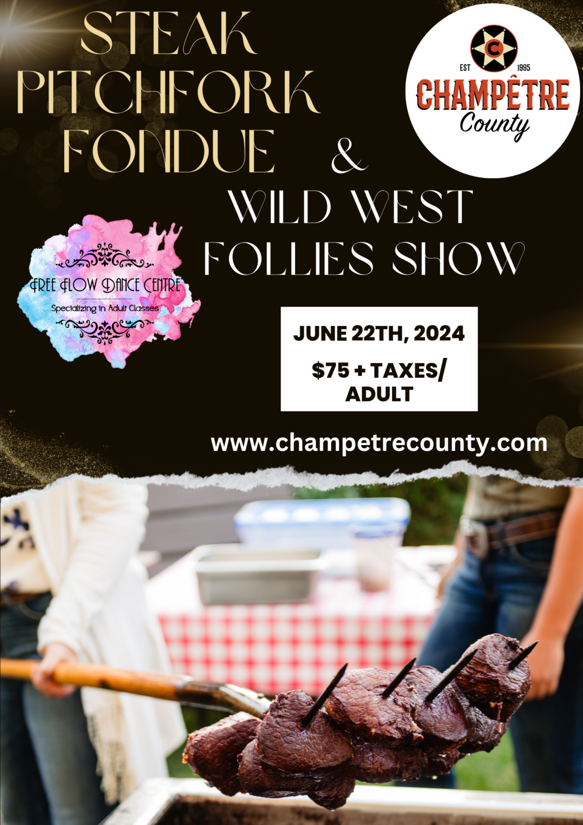 Steak Pitchfork Fondue