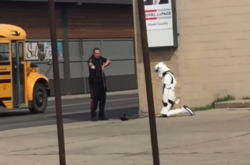 Stormtrooper With a Gun: Alberta Police Take Down Lethbridge Restaurant Worker in Costume