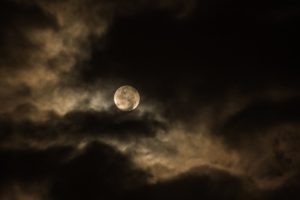 Take Spooky Pictures Against a Rare Hunter's Blue Moon on Halloween Day