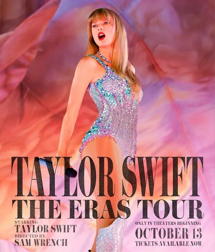 Get Tickets Taylor Swift's Eras Tour Concert Film Coming to Cineplex
