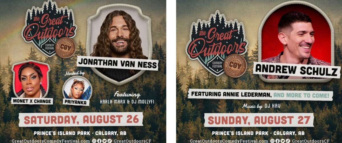 Calgary’s Great Outdoors Comedy Festival Announces 2023 Headliners; Tickets on Sale Feb 3rd