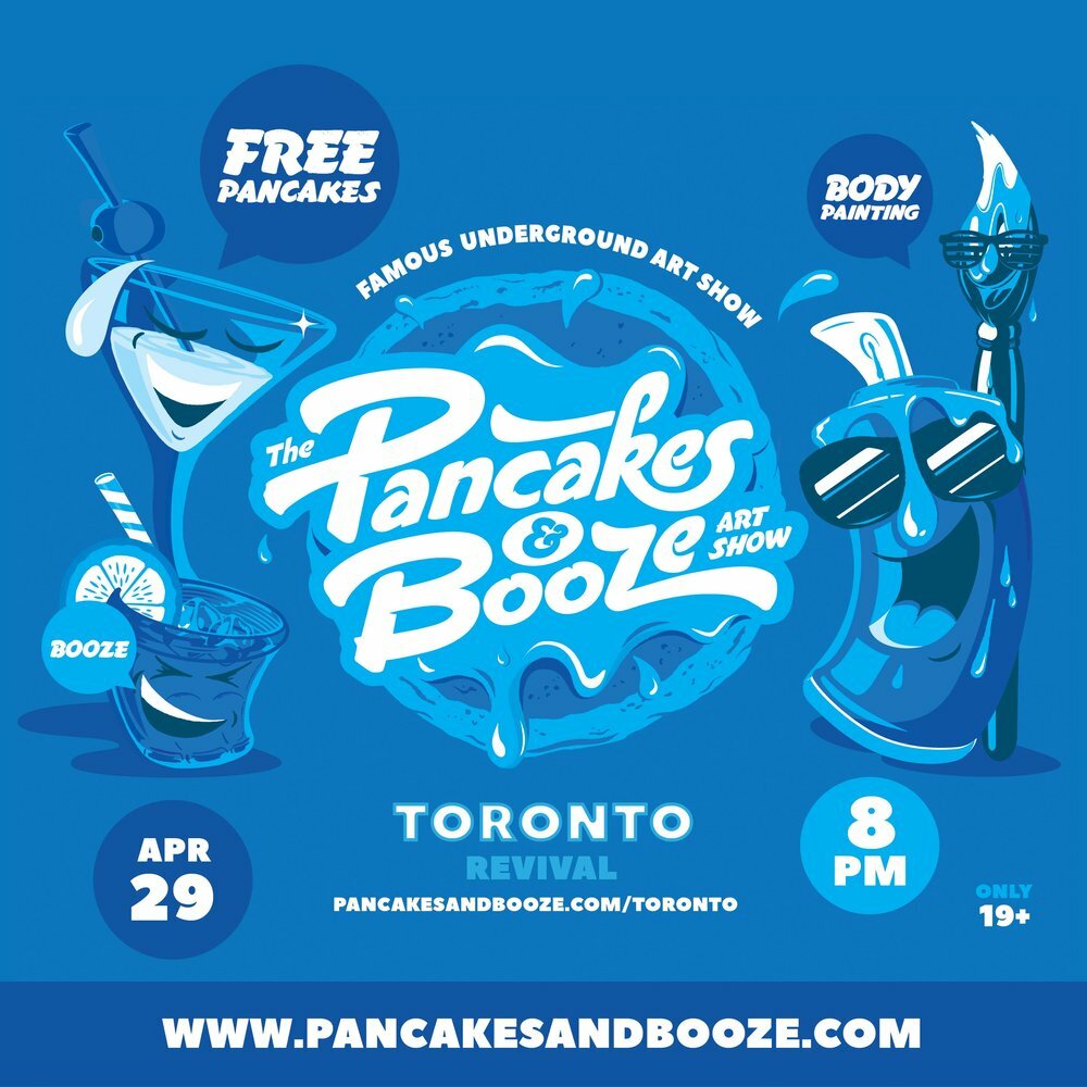 The Toronto Pancakes & Booze Art Show
