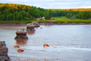 Where Rivers Run Backwards: Experience Thrilling Tidal Bore Rafting in Nova Scotia