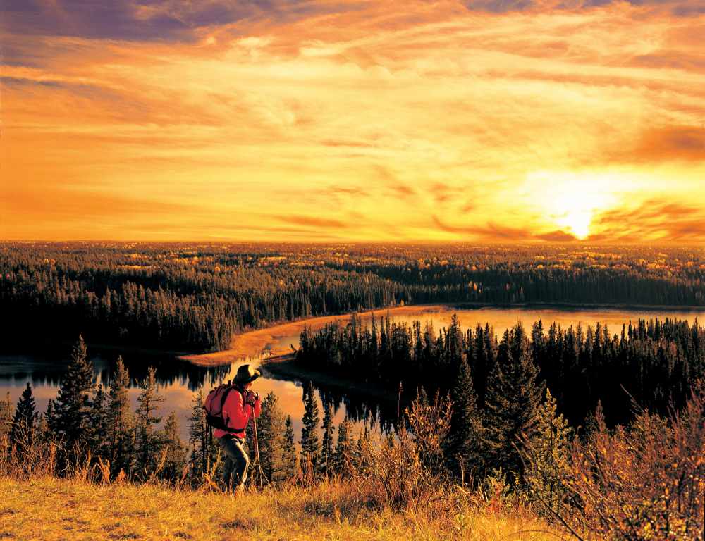 Hiking in Narrow Hills Provincial Park