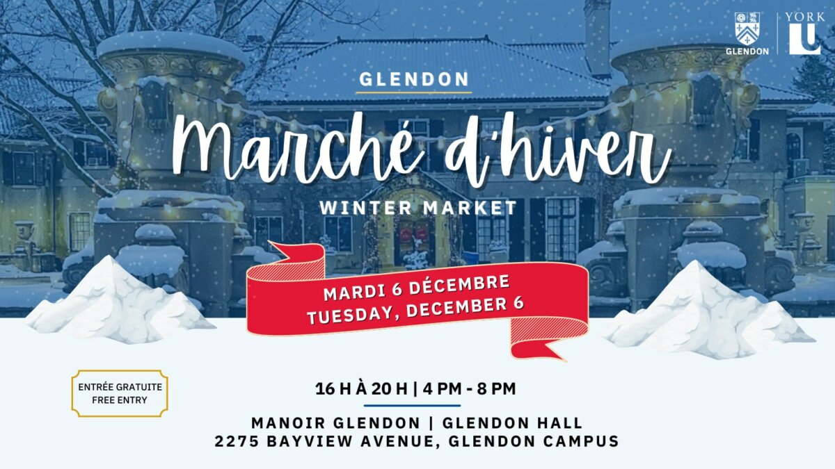 Glendon Campus Marché d’hiver (Winter Market)