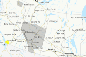 Alberta's First Widespread Snowfall of the Season Could Bring Over 20 cm During Thanksgiving Weekend