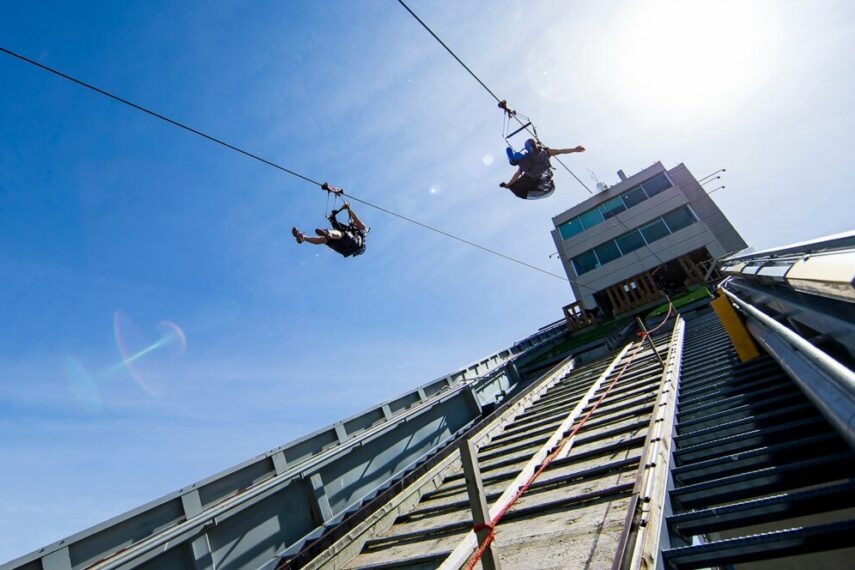 Monster Zipline Opening Weekend