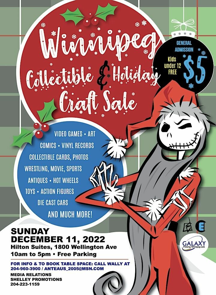 Winnipeg Collectible and Holiday Craft Show Hilton Suites, 1800