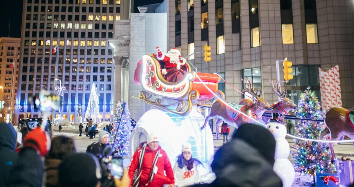 Winnipeg Santa Claus Parade 2024 Block Parties, Parade Route, Road