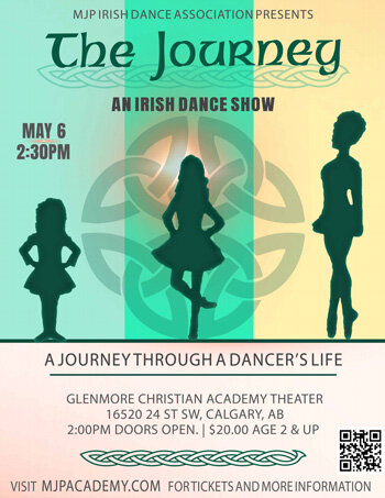 MJP Academy of Irish Dance presents “The Journey” | Glenmore Christian  Academy Theatre, 16520 24 St SW, Calgary | To Do Canada