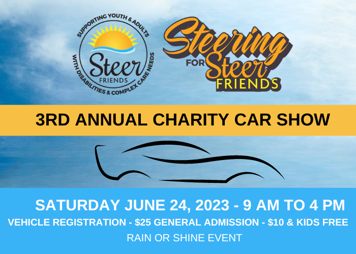 Steering for Steer Friends Charity Car Show