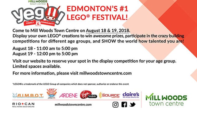 Edmonton is getting a LEGO® Festival