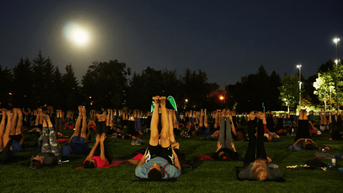 Full Moon Yoga on the Great Lawn