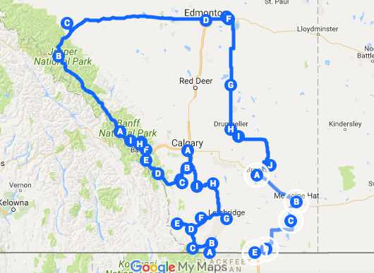 A 15 Day Alberta Road Trip Itinerary