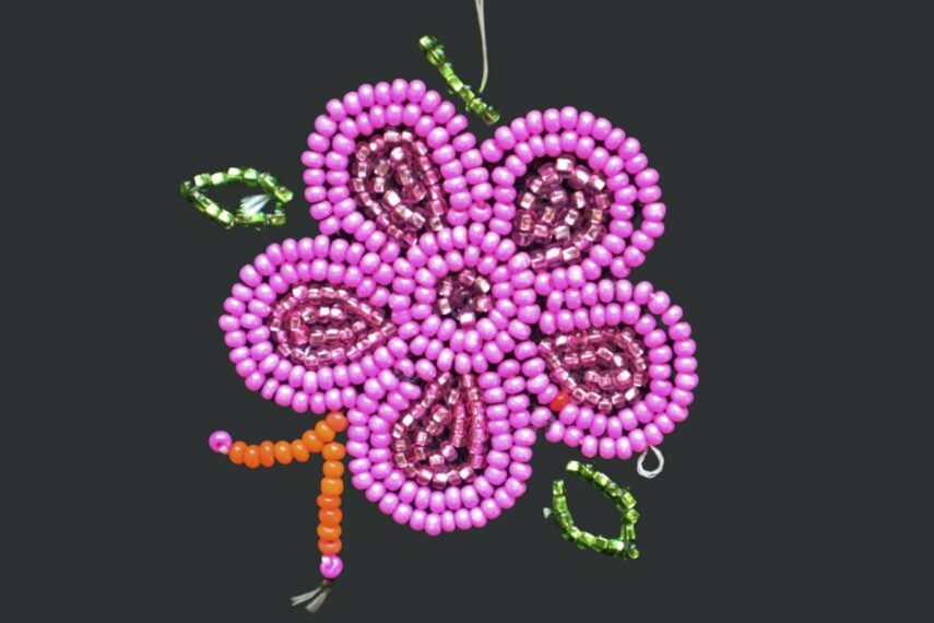 Beading at Fort Calgary