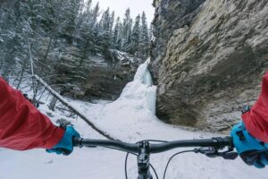 Fatbike Frozen Waterfall Tour