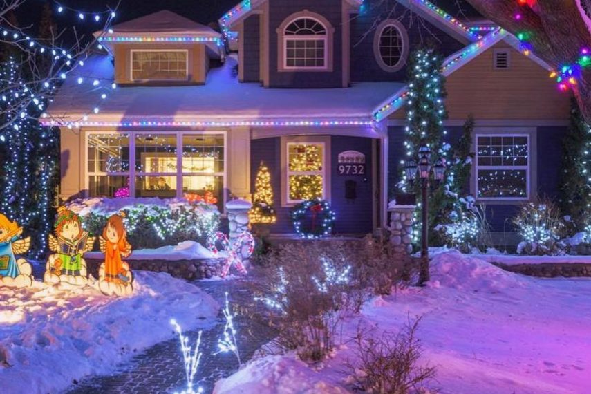 Edmonton Candy Cane Lane 2021 - Christmas Lights | 148 Street, Edmonton