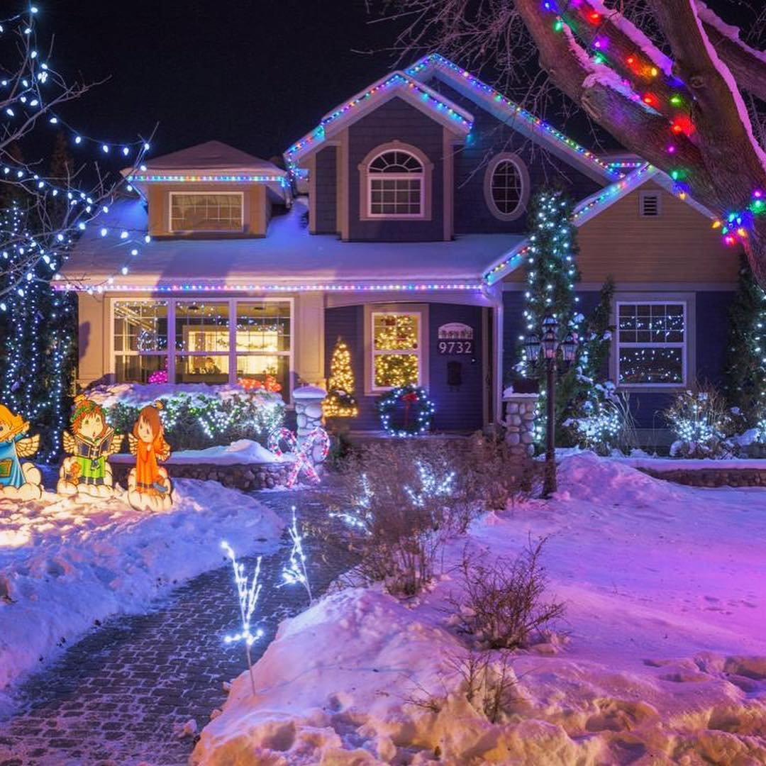 Edmonton Candy Cane Lane 2023 - Christmas Lights | 148 Street, Edmonton ...