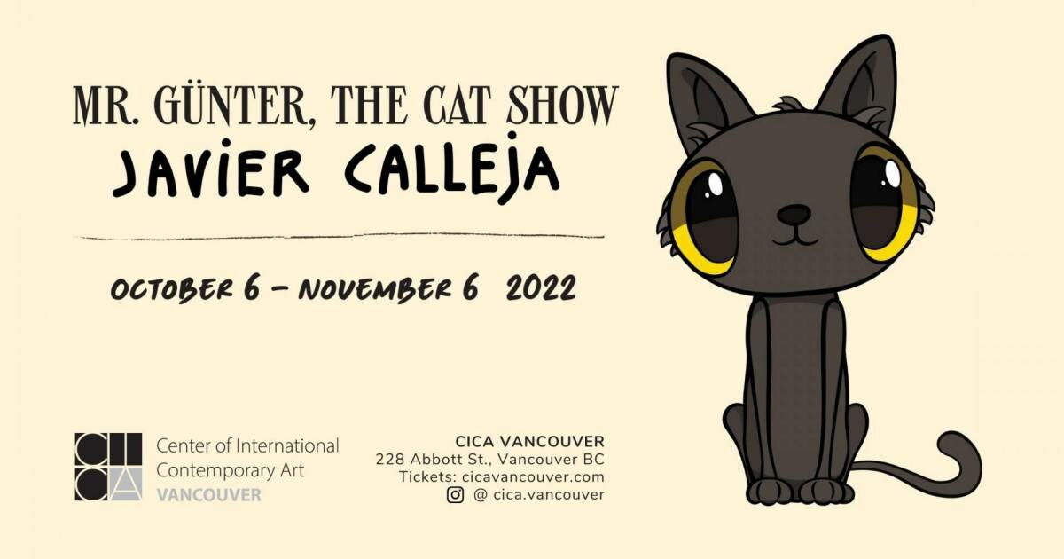 Javier Calleja: Mr Günter The Cat Show | CICA Vancouver, 228 ...