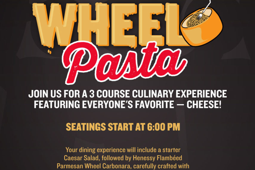Cheese Wheel Pasta Night